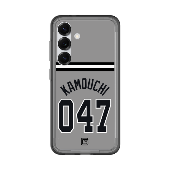 スリムプロテクションプレミアムケース［ 読売ジャイアンツ - #047 KAMOUCHI - ビジター ］