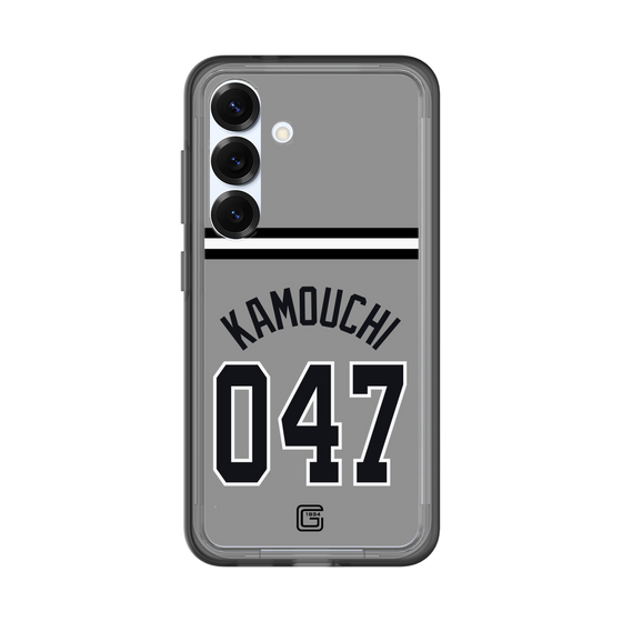 スリムプロテクションプレミアムケース［ 読売ジャイアンツ - #047 KAMOUCHI - ビジター ］