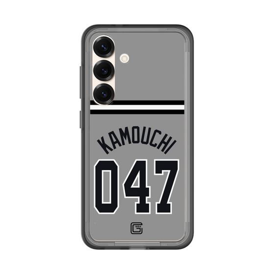 スリムプロテクションプレミアムケース［ 読売ジャイアンツ - #047 KAMOUCHI - ビジター ］