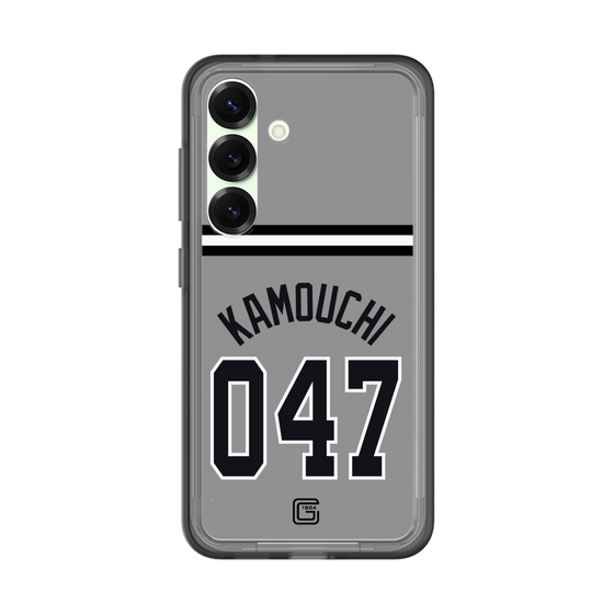 スリムプロテクションプレミアムケース［ 読売ジャイアンツ - #047 KAMOUCHI - ビジター ］