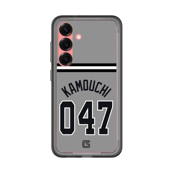 スリムプロテクションプレミアムケース［ 読売ジャイアンツ - #047 KAMOUCHI - ビジター ］