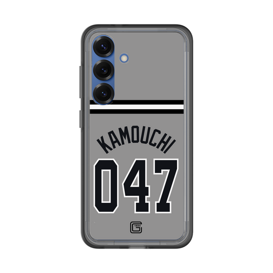 スリムプロテクションプレミアムケース［ 読売ジャイアンツ - #047 KAMOUCHI - ビジター ］