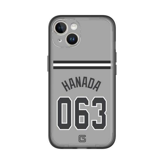 スリムプロテクションプレミアムケース［ 読売ジャイアンツ - #063 HANADA - ビジター ］