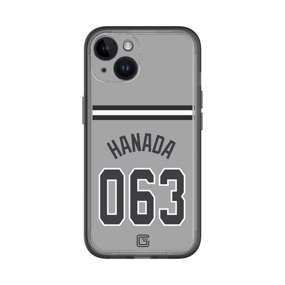 スリムプロテクションプレミアムケース［ 読売ジャイアンツ - #063 HANADA - ビジター ］