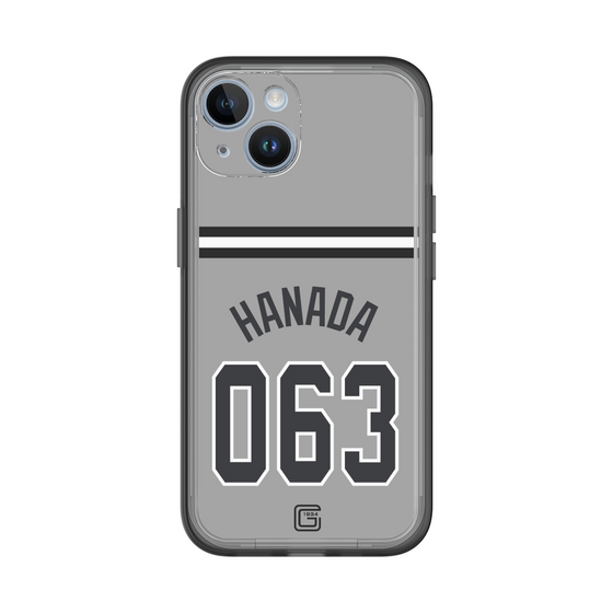 スリムプロテクションプレミアムケース［ 読売ジャイアンツ - #063 HANADA - ビジター ］
