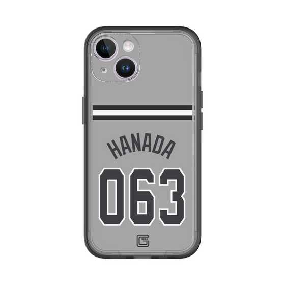 スリムプロテクションプレミアムケース［ 読売ジャイアンツ - #063 HANADA - ビジター ］