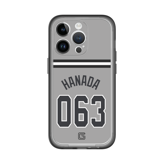 スリムプロテクションプレミアムケース［ 読売ジャイアンツ - #063 HANADA - ビジター ］