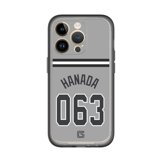 スリムプロテクションプレミアムケース［ 読売ジャイアンツ - #063 HANADA - ビジター ］