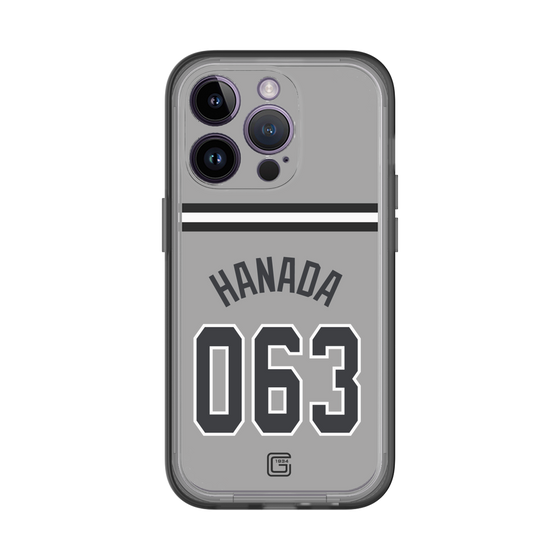 スリムプロテクションプレミアムケース［ 読売ジャイアンツ - #063 HANADA - ビジター ］