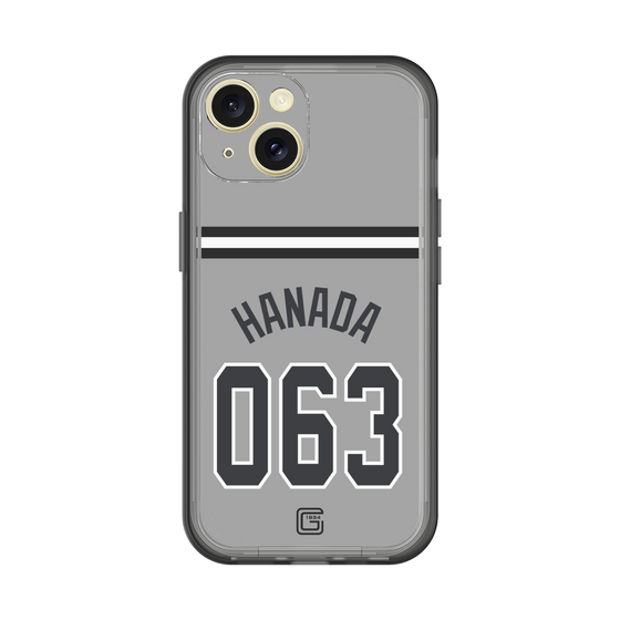 スリムプロテクションプレミアムケース［ 読売ジャイアンツ - #063 HANADA - ビジター ］