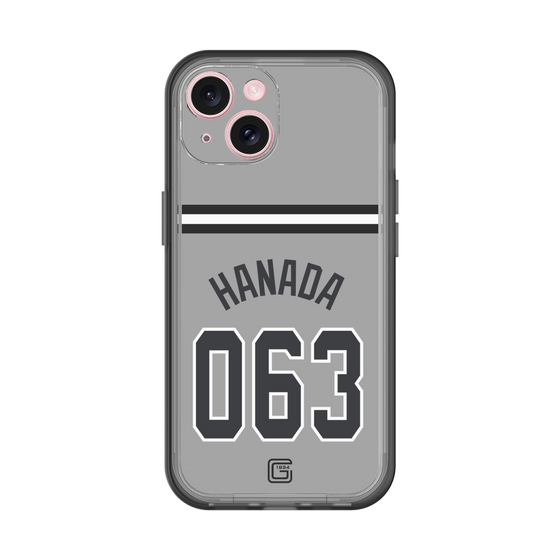 スリムプロテクションプレミアムケース［ 読売ジャイアンツ - #063 HANADA - ビジター ］