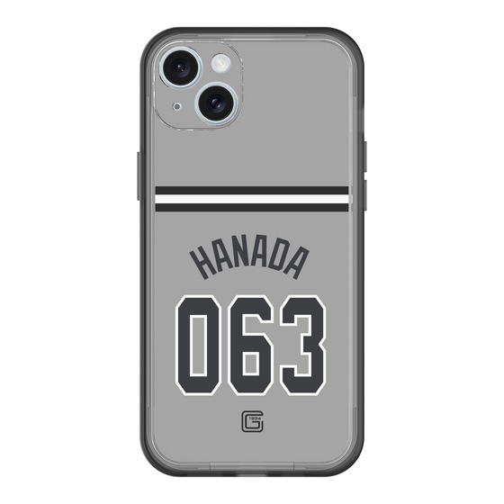 スリムプロテクションプレミアムケース［ 読売ジャイアンツ - #063 HANADA - ビジター ］