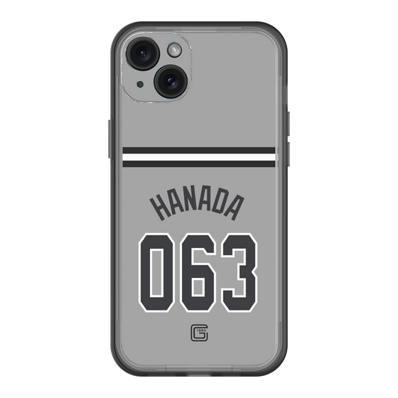 スリムプロテクションプレミアムケース［ 読売ジャイアンツ - #063 HANADA - ビジター ］