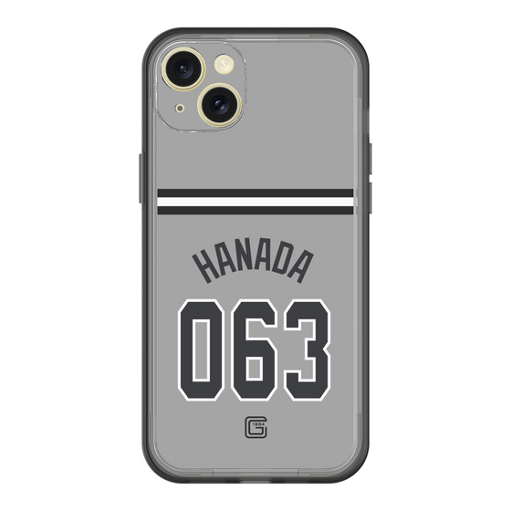 スリムプロテクションプレミアムケース［ 読売ジャイアンツ - #063 HANADA - ビジター ］
