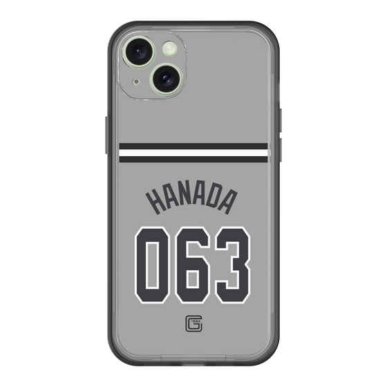 スリムプロテクションプレミアムケース［ 読売ジャイアンツ - #063 HANADA - ビジター ］