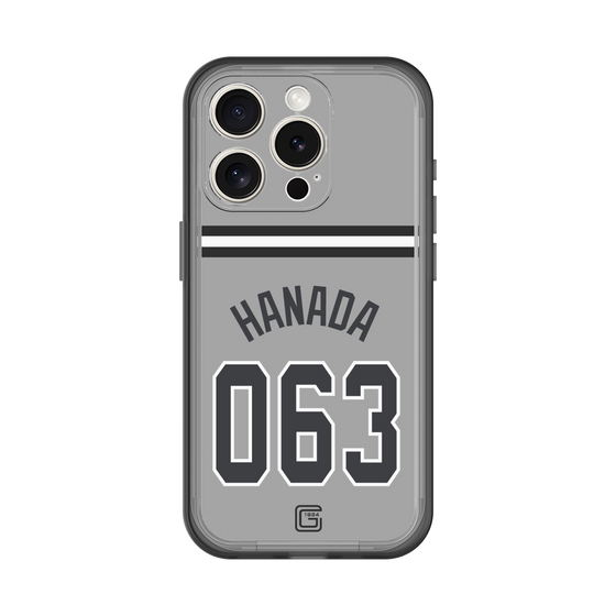 スリムプロテクションプレミアムケース［ 読売ジャイアンツ - #063 HANADA - ビジター ］