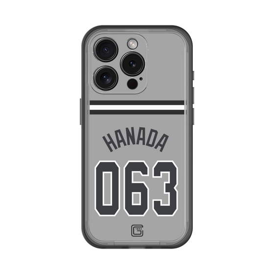 スリムプロテクションプレミアムケース［ 読売ジャイアンツ - #063 HANADA - ビジター ］