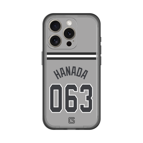 スリムプロテクションプレミアムケース［ 読売ジャイアンツ - #063 HANADA - ビジター ］