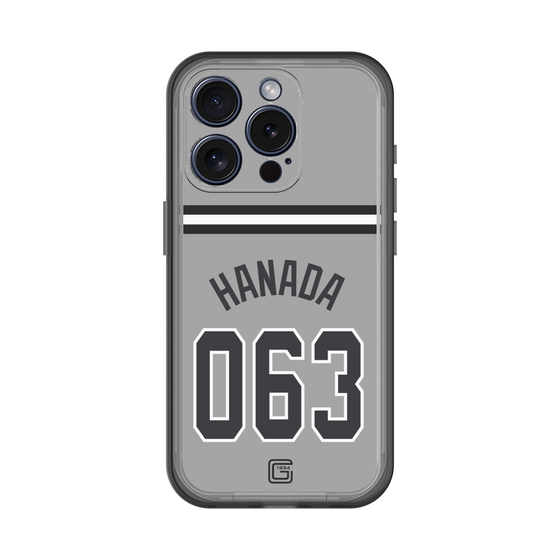 スリムプロテクションプレミアムケース［ 読売ジャイアンツ - #063 HANADA - ビジター ］