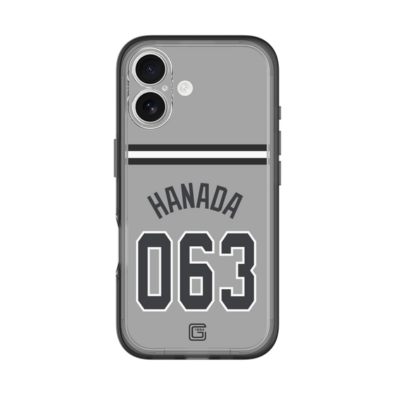 スリムプロテクションプレミアムケース［ 読売ジャイアンツ - #063 HANADA - ビジター ］