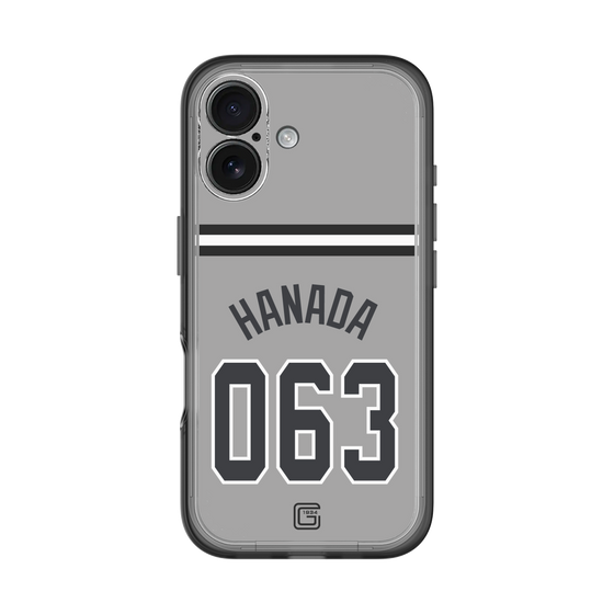 スリムプロテクションプレミアムケース［ 読売ジャイアンツ - #063 HANADA - ビジター ］