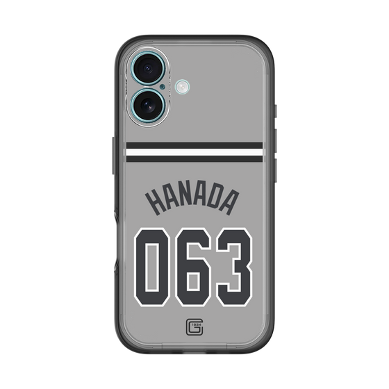 スリムプロテクションプレミアムケース［ 読売ジャイアンツ - #063 HANADA - ビジター ］