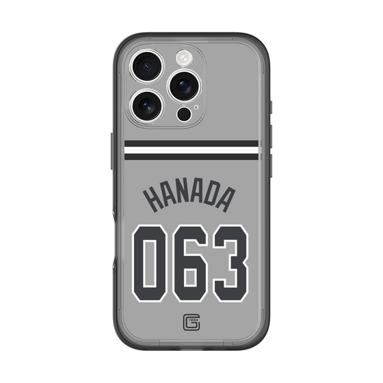 スリムプロテクションプレミアムケース［ 読売ジャイアンツ - #063 HANADA - ビジター ］