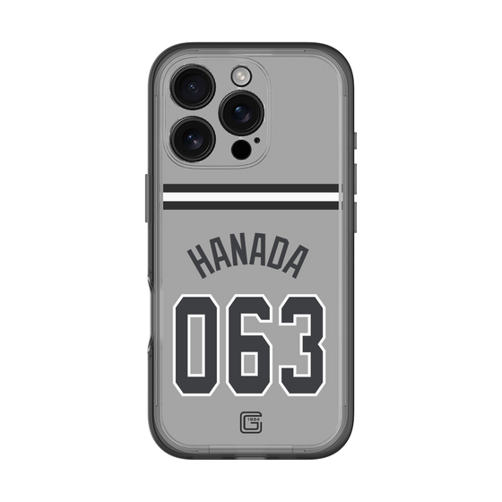 スリムプロテクションプレミアムケース［ 読売ジャイアンツ - #063 HANADA - ビジター ］