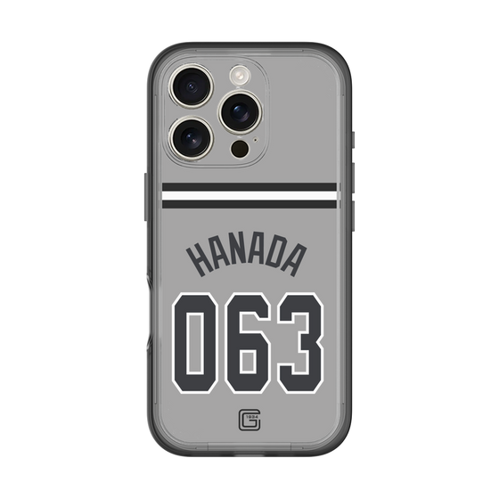 スリムプロテクションプレミアムケース［ 読売ジャイアンツ - #063 HANADA - ビジター ］