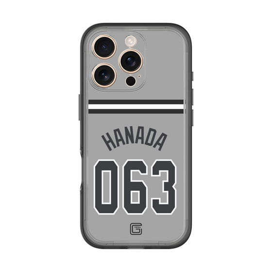スリムプロテクションプレミアムケース［ 読売ジャイアンツ - #063 HANADA - ビジター ］