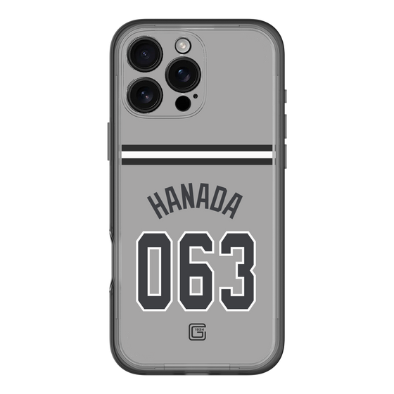 スリムプロテクションプレミアムケース［ 読売ジャイアンツ - #063 HANADA - ビジター ］