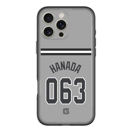 スリムプロテクションプレミアムケース［ 読売ジャイアンツ - #063 HANADA - ビジター ］