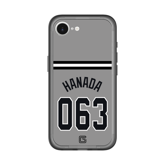 スリムプロテクションプレミアムケース［ 読売ジャイアンツ - #063 HANADA - ビジター ］