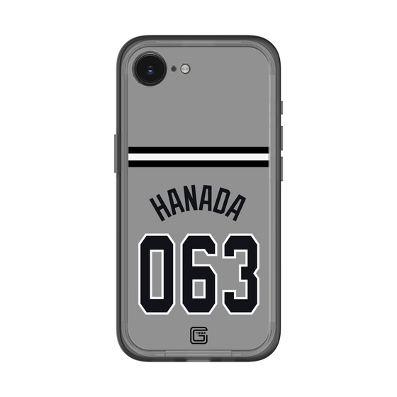 スリムプロテクションプレミアムケース［ 読売ジャイアンツ - #063 HANADA - ビジター ］