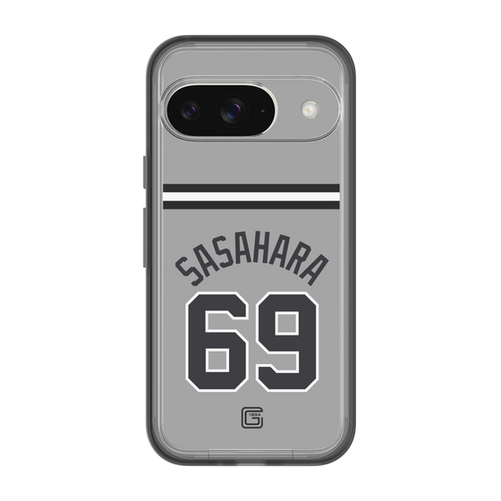 スリムプロテクションプレミアムケース［ 読売ジャイアンツ - #69 SASAHARA - ビジター ］