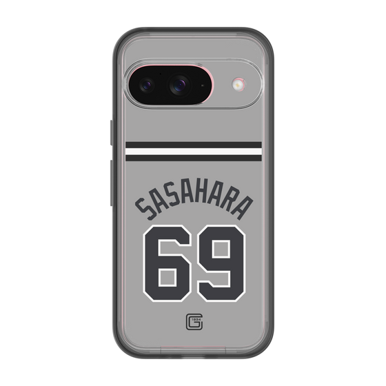 スリムプロテクションプレミアムケース［ 読売ジャイアンツ - #69 SASAHARA - ビジター ］