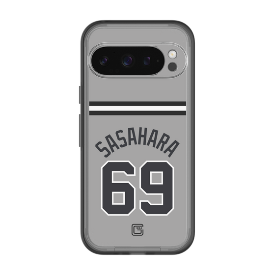 スリムプロテクションプレミアムケース［ 読売ジャイアンツ - #69 SASAHARA - ビジター ］