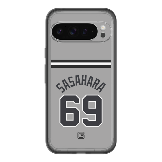 スリムプロテクションプレミアムケース［ 読売ジャイアンツ - #69 SASAHARA - ビジター ］