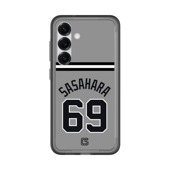 スリムプロテクションプレミアムケース［ 読売ジャイアンツ - #69 SASAHARA - ビジター ］