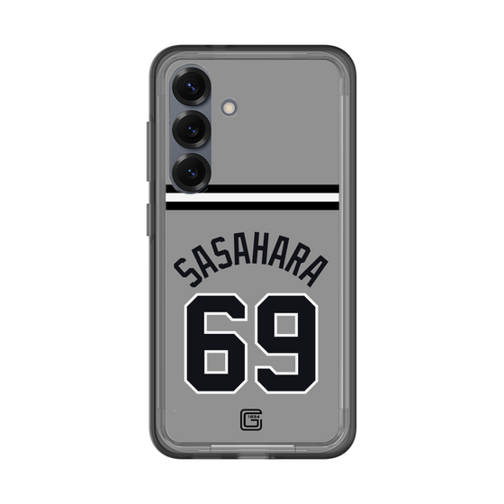スリムプロテクションプレミアムケース［ 読売ジャイアンツ - #69 SASAHARA - ビジター ］