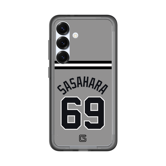 スリムプロテクションプレミアムケース［ 読売ジャイアンツ - #69 SASAHARA - ビジター ］