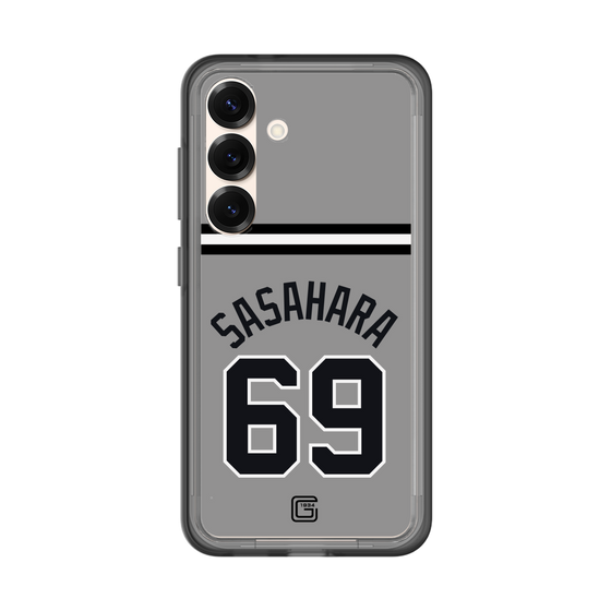 スリムプロテクションプレミアムケース［ 読売ジャイアンツ - #69 SASAHARA - ビジター ］