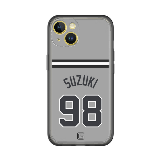 スリムプロテクションプレミアムケース［ 読売ジャイアンツ - #98 SUZUKI -ビジター ］