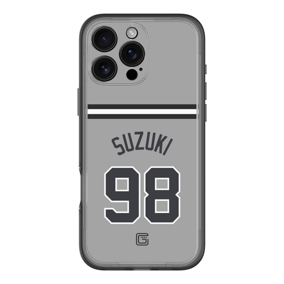スリムプロテクションプレミアムケース［ 読売ジャイアンツ - #98 SUZUKI -ビジター ］