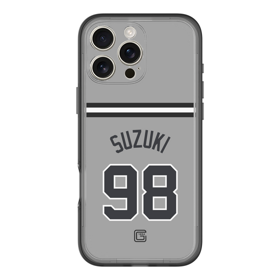 スリムプロテクションプレミアムケース［ 読売ジャイアンツ - #98 SUZUKI -ビジター ］