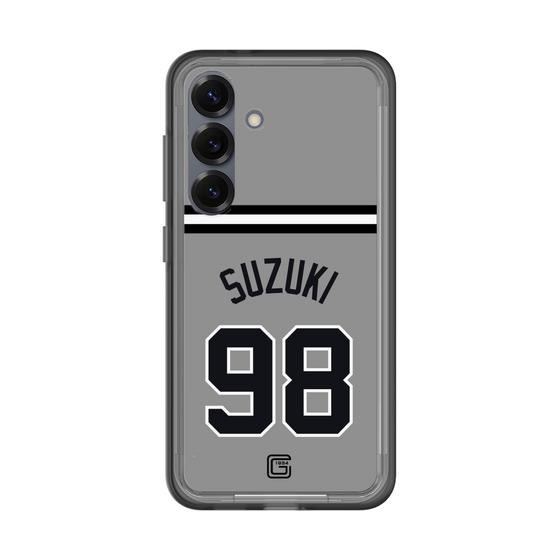 スリムプロテクションプレミアムケース［ 読売ジャイアンツ - #98 SUZUKI -ビジター ］