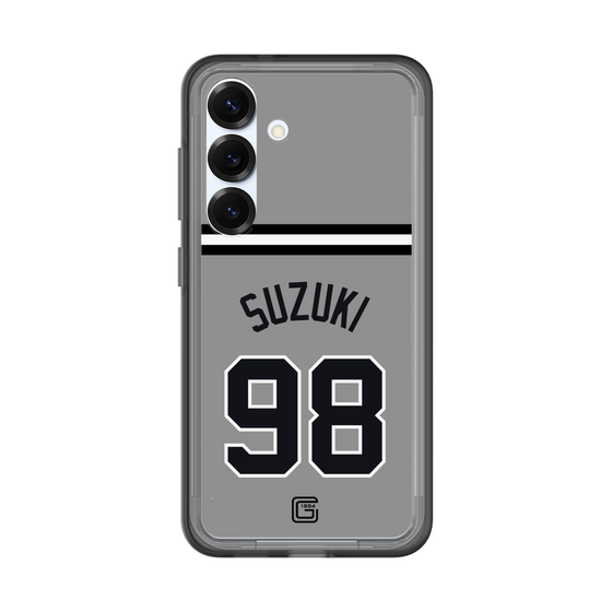 スリムプロテクションプレミアムケース［ 読売ジャイアンツ - #98 SUZUKI -ビジター ］