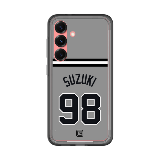 スリムプロテクションプレミアムケース［ 読売ジャイアンツ - #98 SUZUKI -ビジター ］