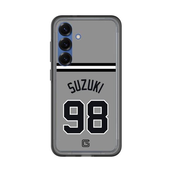 スリムプロテクションプレミアムケース［ 読売ジャイアンツ - #98 SUZUKI -ビジター ］