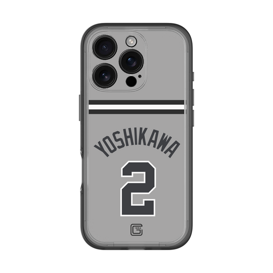 スリムプロテクションプレミアムケース［ 読売ジャイアンツ - #2 YOSHIKAWA - ビジター ］